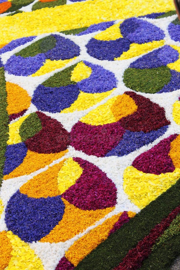 Multicolored floral carpet stock photo. Image of european 149838028