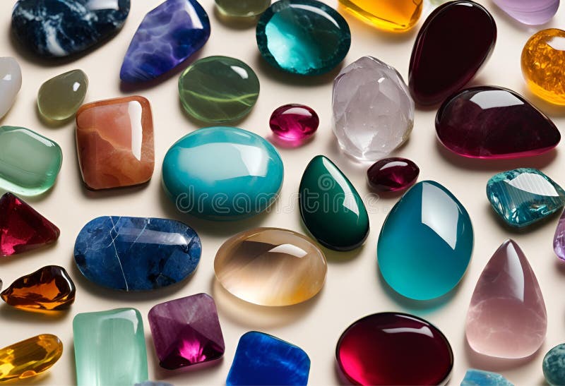 Multicolored Gemstone with Vibrant Hues and Brilliance.AI Generated