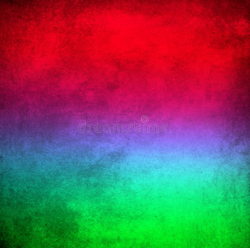 Multicolored Grunge Paint Wall Background or Texture Stock Image