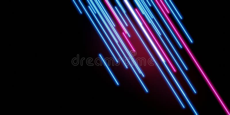 Multicolored Laser Light NEON Light on a Black Background 3D Illustration  Stock Illustration - Illustration of colorful, fashion: 230296084