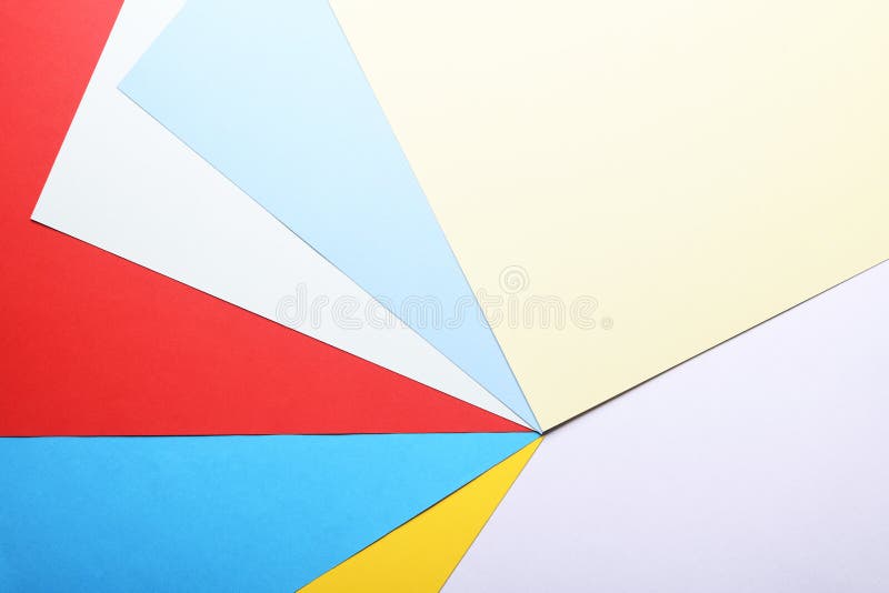 Premium PSD  Colorful rainbow blank a4 paper sheet range on white  background