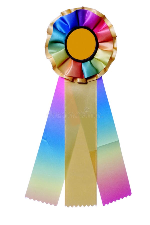 Multicolored Ribbon for Awards or Prize Stock Image Image of isolated