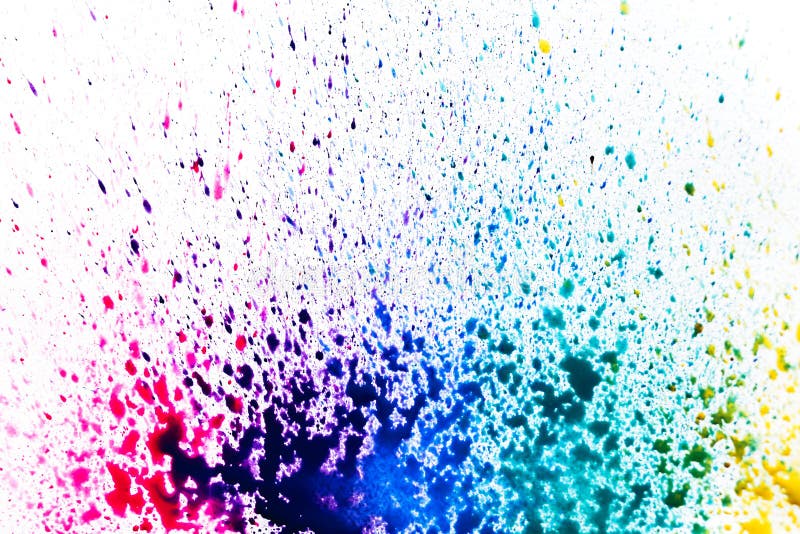 Multicolored Spray. Texture, Background. Watercolor Paints. Spray Stock