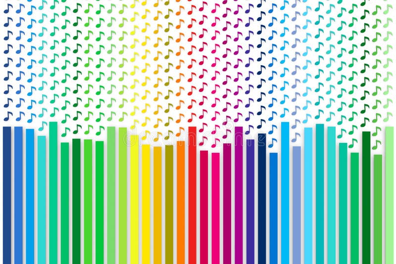 Multicolored stripes stock vector. Illustration of linear 8342099
