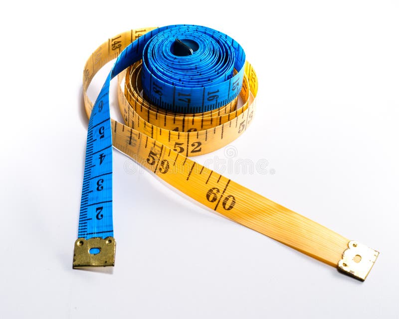 Multicolored Tape Measures that Were Intended for Use in Tailoring or