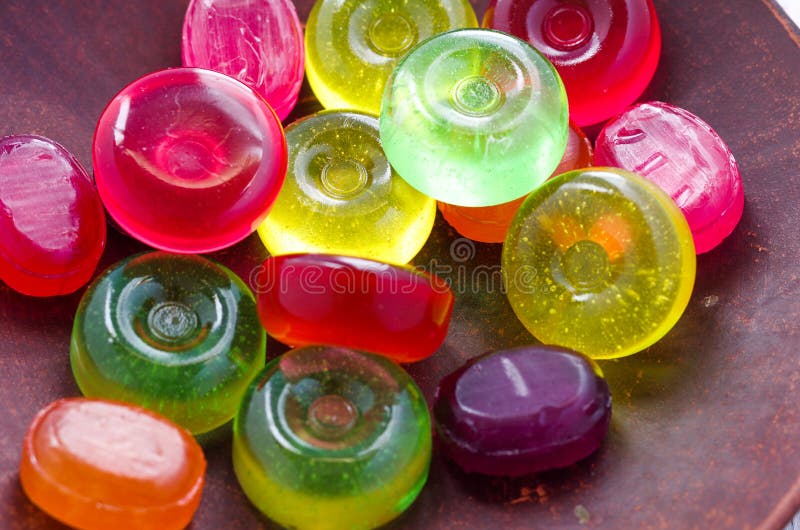 Multicolored texture, background of lollipops. royalty free stock image