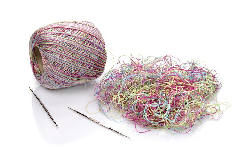 Multicolored yarns