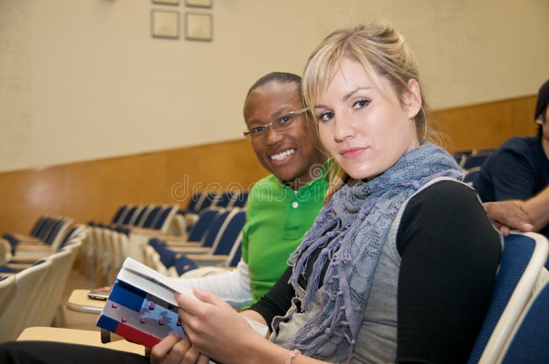 Diverse ethnic Students on university campus. A photo of African American and Caucasian students. Happy multiethnic boys stock images, royalty-free photos and pictures