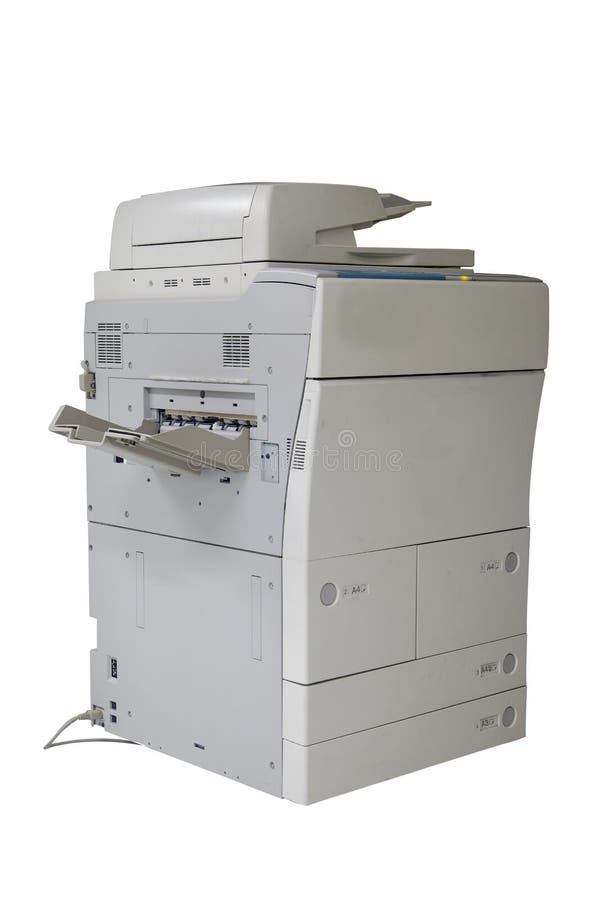 Multifunction printer isolated royalty free stock image