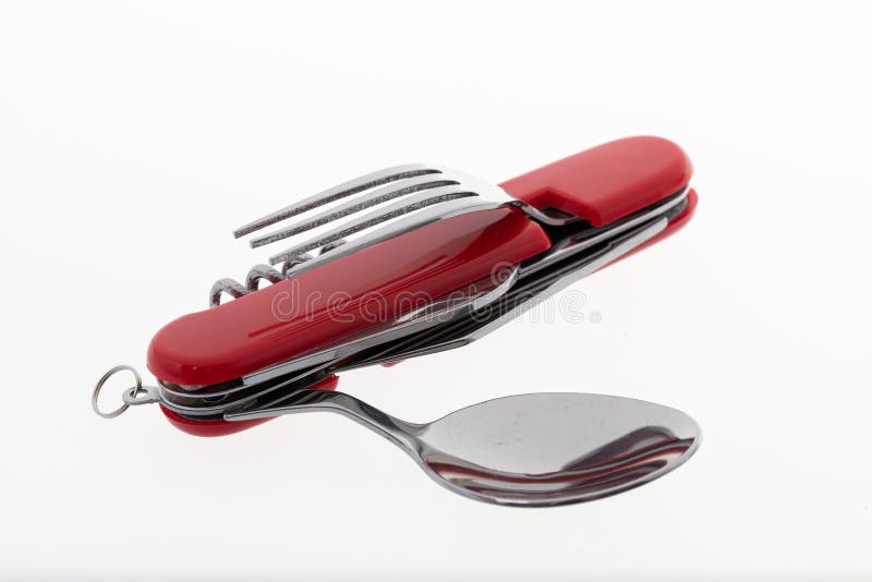 Multifunctional Tool Includes Knife, Spoon, Fork, Bottle Opener