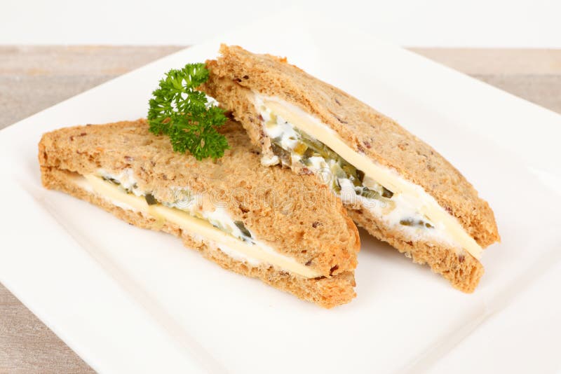 Multigrain Sandwich with Cheese Stock Photo Image of salad, gouda 114146076