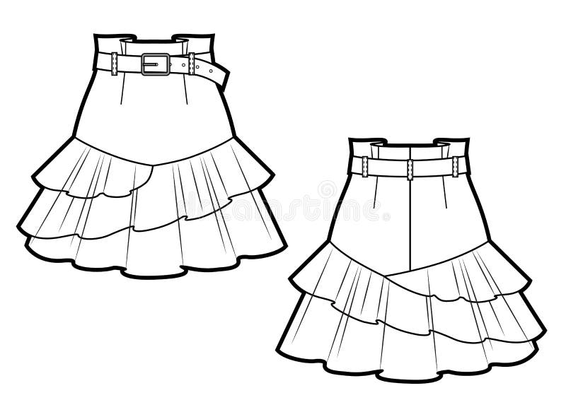 Skirt Fashion Technical Drawings Stock Illustrations  17 Skirt Fashion  Technical Drawings Stock Illustrations Vectors  Clipart  Dreamstime