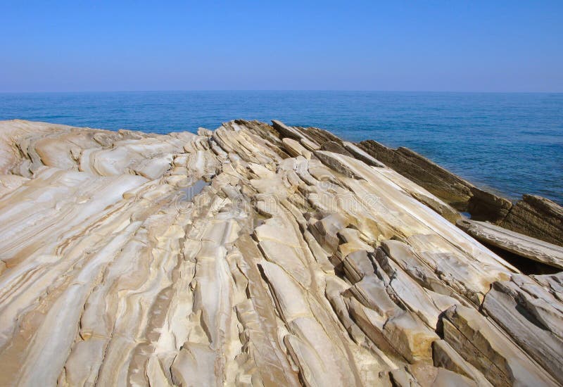 The Structure of the Limestone Natural Stone Stock Image Image of