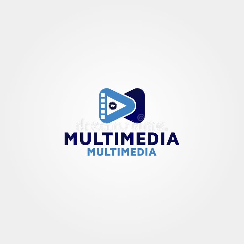 Multimedia Audio Video Logo Design Template Inspiration. Stock ...