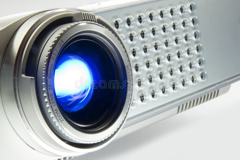 Projector on presentation stock photo. Image of career 1290512
