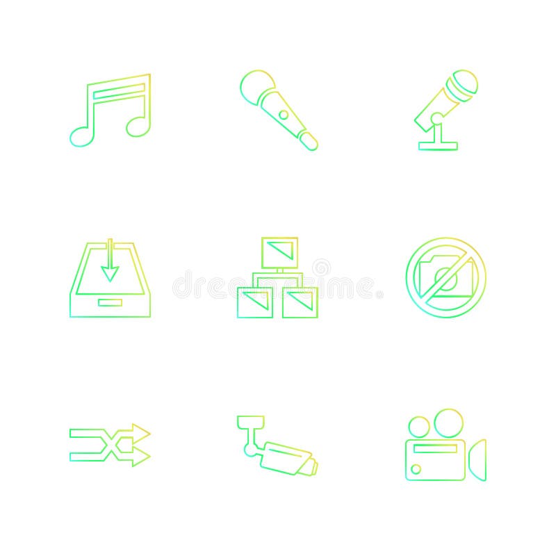 Multimedia , user interface , camera , technology , play , pause , camcoder , video , click , capture , image , photography , photograph , icon, vector, design, flat, collection, style, creative, icons - This Vector EPS 10 illustration is best for print media, web design, application design user interface and infographics with well composed layers for the ease of user. Camcoder vectors