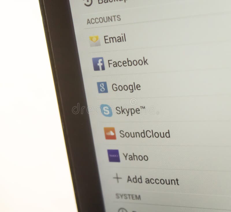 Multiple Accounts royalty free stock photo