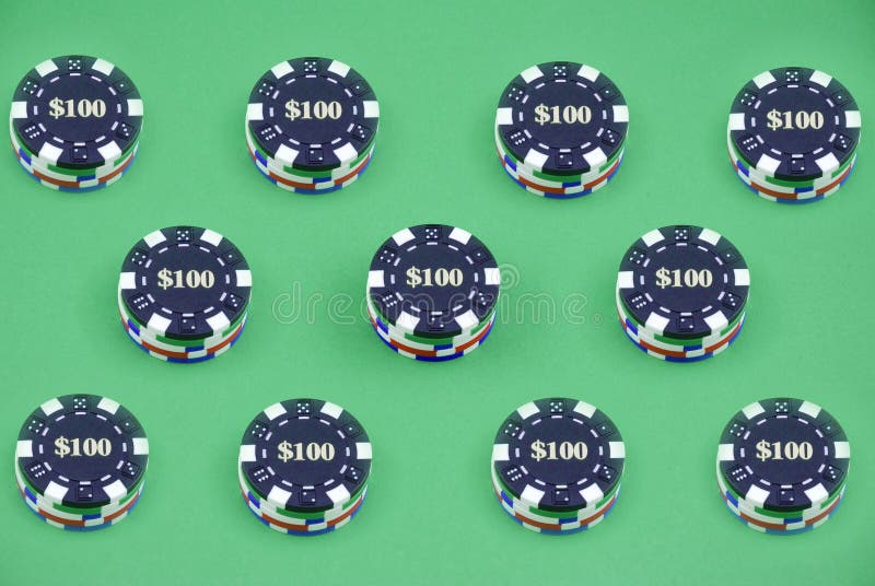Multiple casino chips stock photo. Image of casino, dollars 1246434