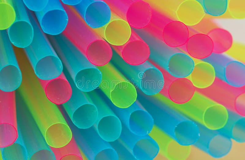 Multiple Colored Drinking Straws Stock Image Image of funny, round