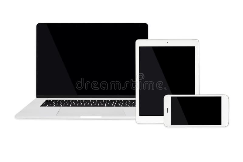 Laptop Smartphone Mockup Isolated Transparent Screen Png ...