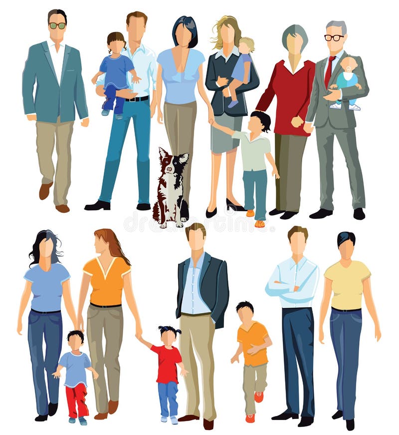 Family Generations Clip Art