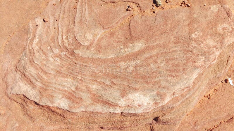 Multiple Layers of Red Sandstone royalty free stock images