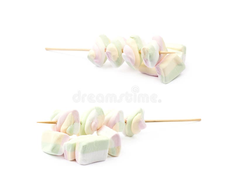 Multiple Marshmallows on a Stick Stock Photo Image of indulgence