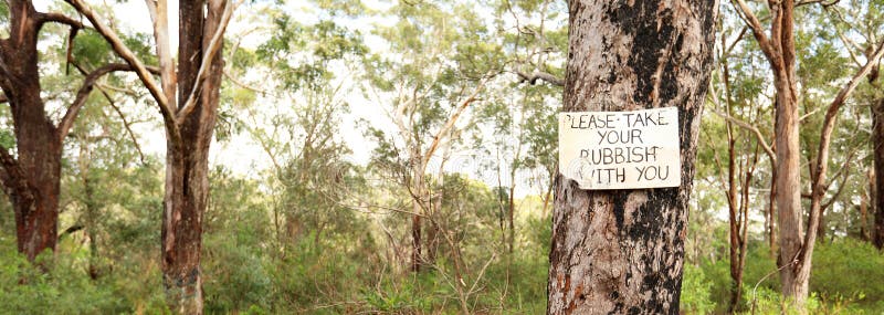 Don`t litter. take your rubbish with you. Environmentalist conservation theme