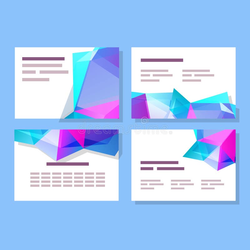Multipurpose presentation template set for advertising marketing brochure flyer vector illustration Multipurpose presentation template set for advertising marketing brochure flyer vector illustration