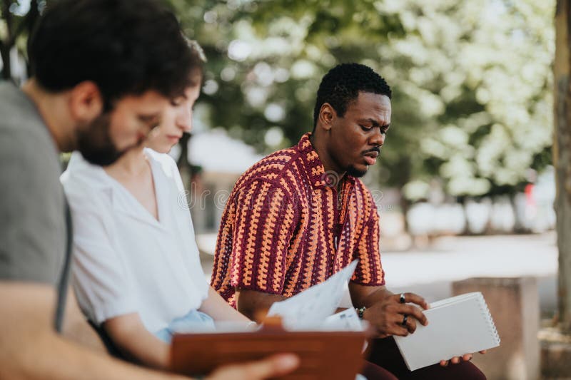 Multiracial business team in a meeting, analyzing and discussing sales growth, fostering innovation. stock images