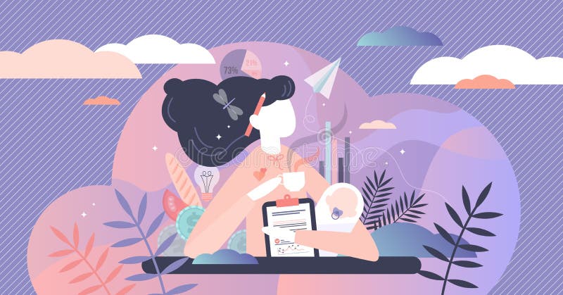 Multitasking di mamma e donna d'affari, concetto di illustrazione vettoriale royalty illustrazione gratis Multitasking di mamma e donna d'affari, concetto di illustrazione vettoriale royalty illustrazione gratis