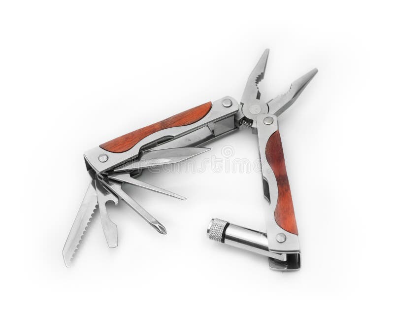 Multitool multiuso fiducioso in sé stesso nessuno strumento di marca fotografia stock libera da diritti Multitool multiuso fiducioso in sé stesso nessuno strumento di marca fotografia stock libera da diritti