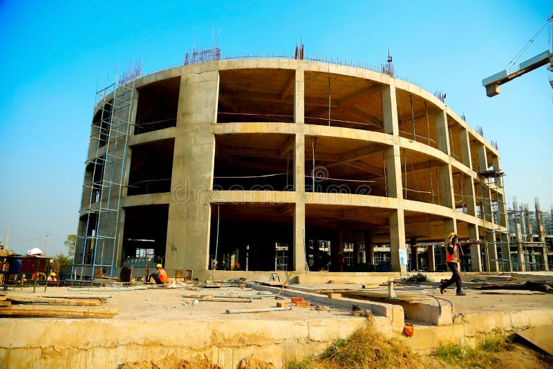 Mumbai, India March 2018 New Construction of Building in Mumbai