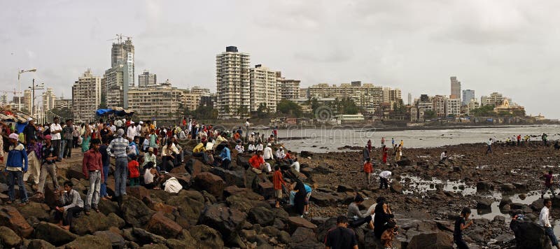 Mumbai-Küste lizenzfreie stockbilder Mumbai-Küste lizenzfreie stockbilder