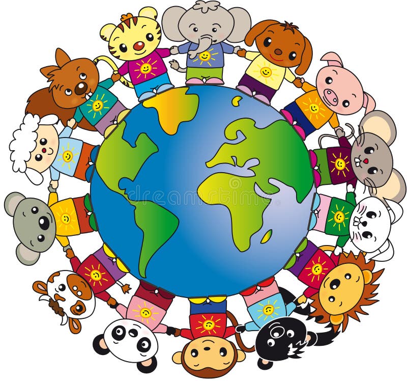 Mundo de animales libre illustration Mundo de animales libre illustration