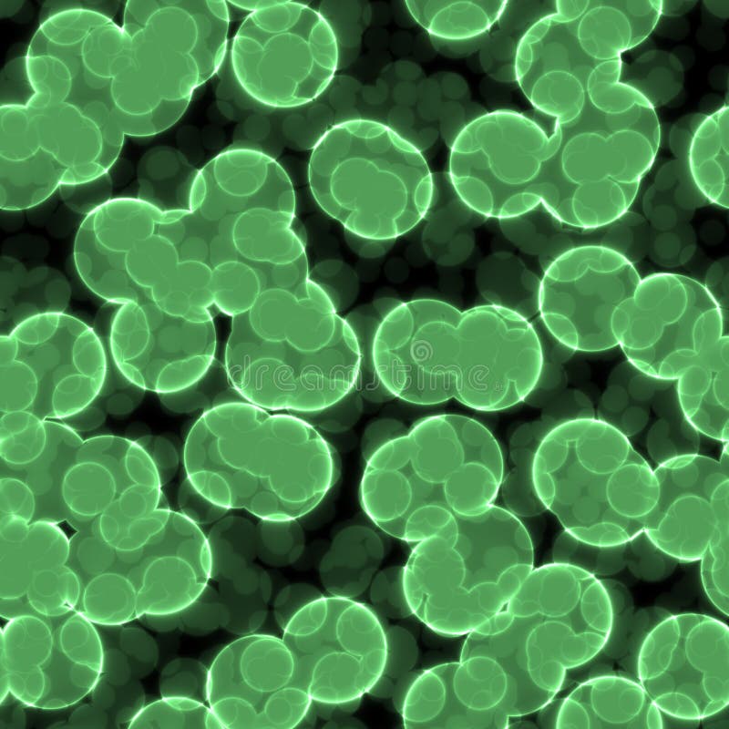 Mundo microscópico Células de las bacterias o esferas peligrosas del virus ilustración del vector Mundo microscópico Células de las bacterias o esferas peligrosas del virus ilustración del vector