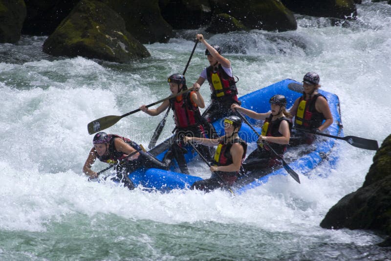 Banja Luka, Republika Srpska, Bosnia - May 18: World Rafting Champs Banja Luka 2009 - first day training for all teams, sprint and H2H. Banja Luka, Republika Srpska, Bosnia - May 18: World Rafting Champs Banja Luka 2009 - first day training for all teams, sprint and H2H