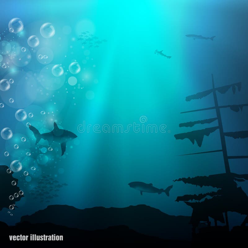 Mundo subaquático bonito e perigoso