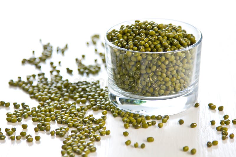 Mung beans stock images