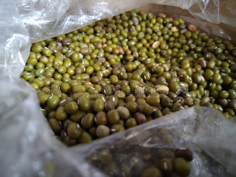 Plastic Bag Green Mung Beans Stock Photos Free & RoyaltyFree Stock