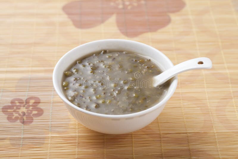 Mungbonensoep royalty-vrije stock foto's