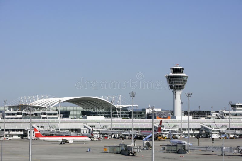 Munich Airport royalty free stock photography Munich Airport royalty free stock photography