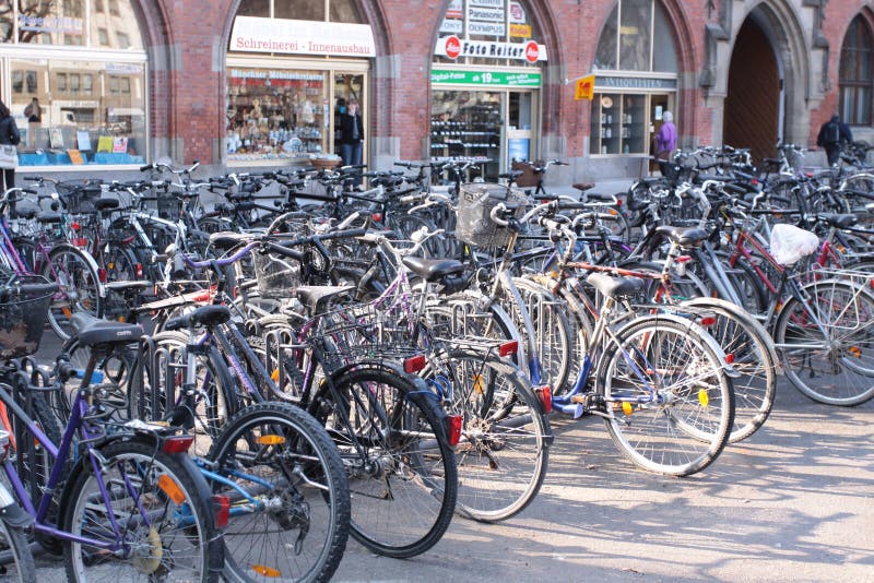 Munich Germany Bike Parking Stock Photos - Free & Royalty-Free Stock Photos  from Dreamstime