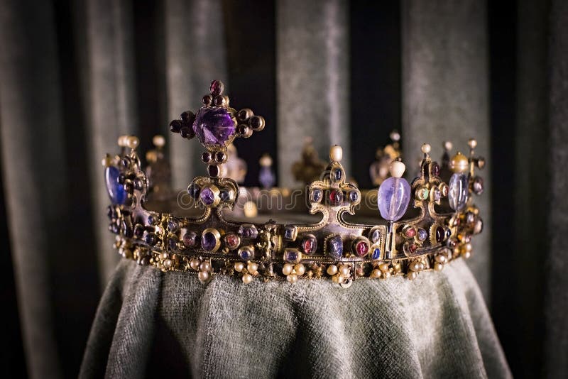 Values and artifacts Treasury of the Bavarian kings in the residence of the Bavarian kingdom in Munich. royalty free stock photo