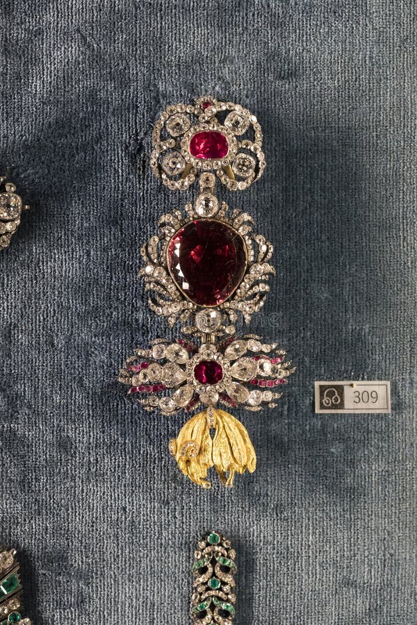 Values and artifacts Treasury of the Bavarian kings in the residence of the Bavarian kingdom in Munich. stock image