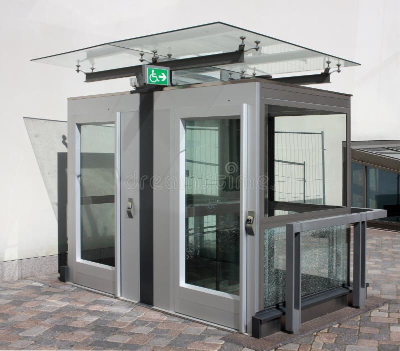 The municipal city elevator stock image The municipal city elevator stock image