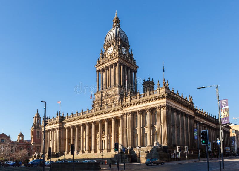 Municipio di Leeds fotografia stock libera da diritti Municipio di Leeds fotografia stock libera da diritti