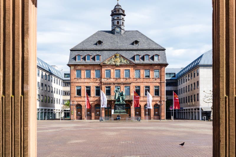 Municipio in Hanau Assia Germania immagine stock libera da diritti Municipio in Hanau Assia Germania immagine stock libera da diritti