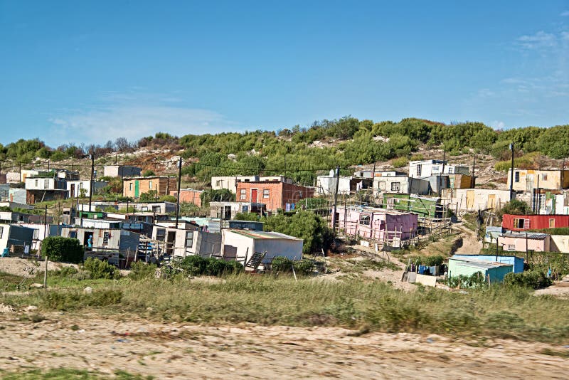 Township near Cape Town, South Africa. Township near Cape Town, South Africa
