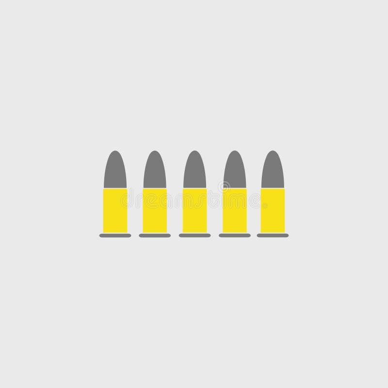 munición bullets icono Ilustración del vector EPS 10 stock de ilustración munición bullets icono Ilustración del vector EPS 10 stock de ilustración